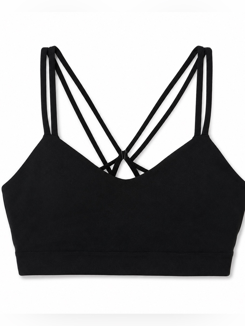 CRZ YOGA Black Strappy Sports Bralette